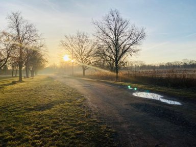 Fuhneaue im Morgengrauen